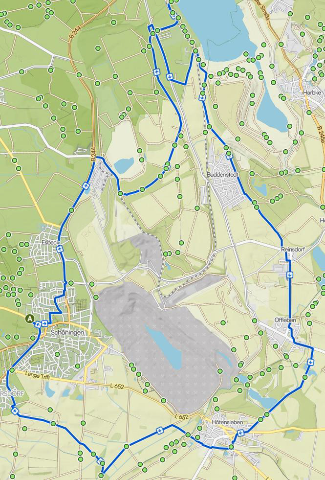 125 Kilometer in 3. Etappen - 2. Etappe